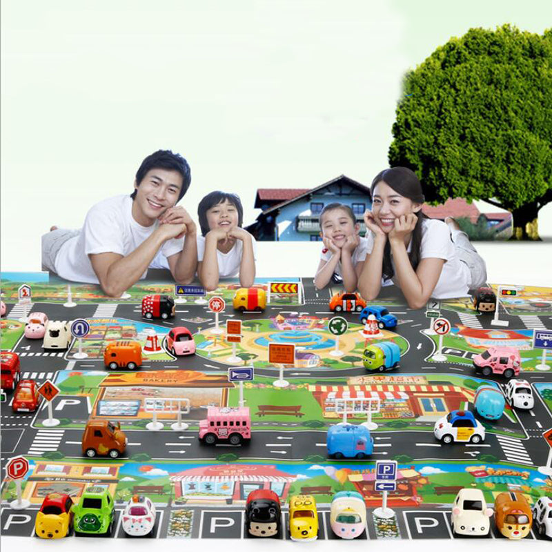 Large City Traffic Car Park Play